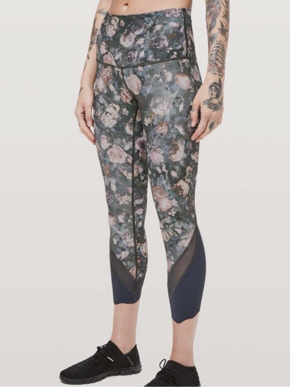 Lululemon Wunder Under Under long, high-Waist Floral Print Workout leggings 6
